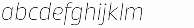 Akwe Pro Thin Italic