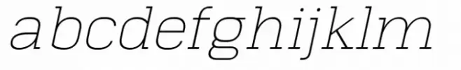 Alacant  Thin Italic