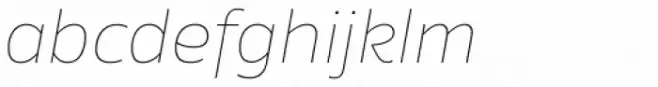 Amino Thin Italic