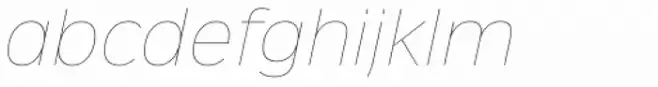 Ansage Hairline Italic