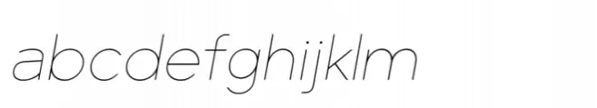 Arona Hairline Italic