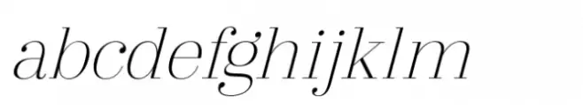 Arshila Thin Italic