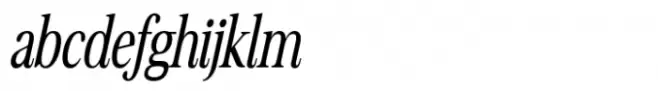 Avantime Narrow Semi Bold Italic