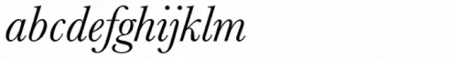 Baskerville No 2 Italic