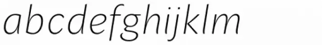Beletrio Extra Light Italic