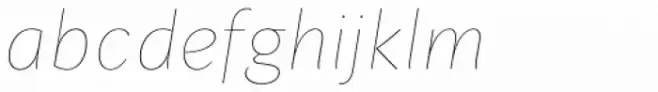 Beletrio Thin Italic