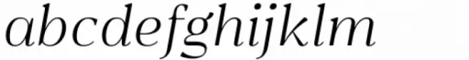 Belynos Light Italic