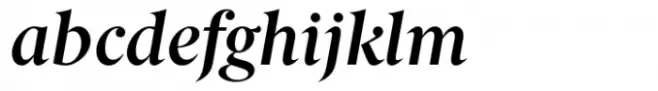 Berlingske Serif Std Demibold Italic