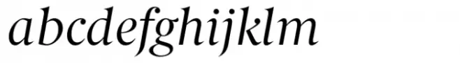 Berlingske Serif Std Italic