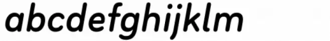 Bouba Round Medium Italic