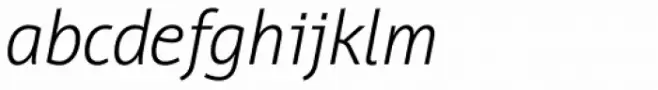 Bunaero Pro Semi Light Italic