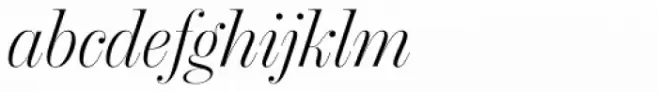 ChamberÃ­ Display Light Italic