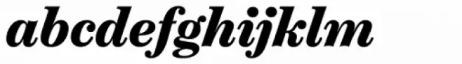 Chamberà Text ExtraBold Italic