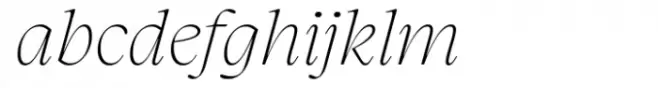 Charlea Thin Italic