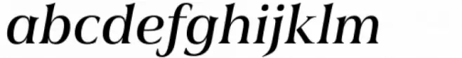 Civane Serif Extended Medium Italic
