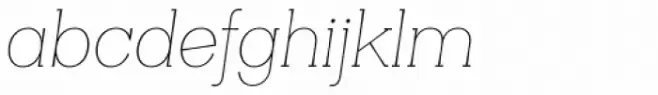 Clasica Slab Thin Italic