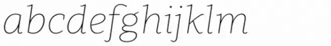 Clavo Thin Italic