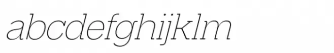 Clinto Slab Thin Italic