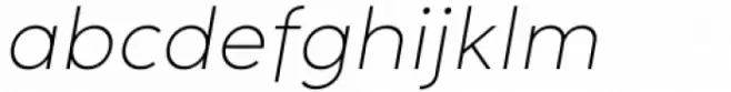 Daikon Extra Light Italic