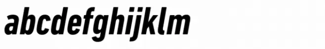 DIN Next Bold Condensed Italic