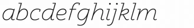 Eksja Thin Italic