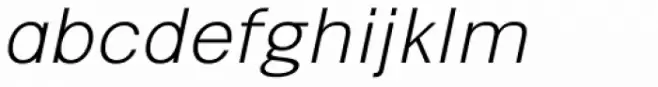 Eurotypo SII Ultra Light Italic