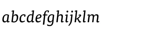 FF Tisa® Paneuropean Regular Italic