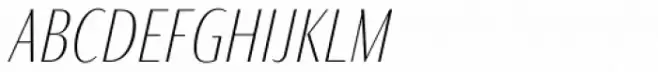 Fino Sans Ultra Thin Italic
