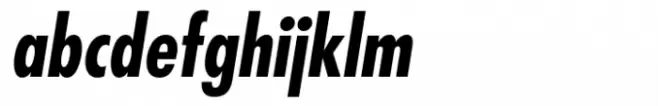 Futura Bold Condensed Oblique