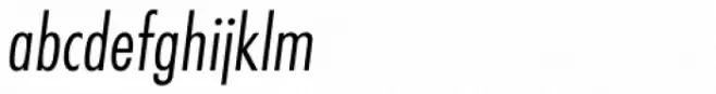 Futura EF Light Condensed Oblique