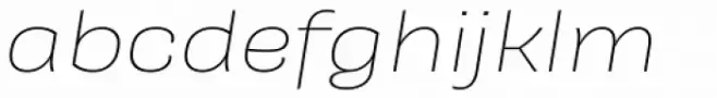 Galeana Extended Light Italic