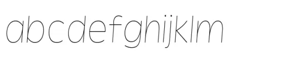 Garnison Hairline Italic Mono