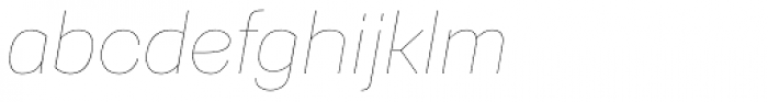 Gerlach Sans Hairline Italic
