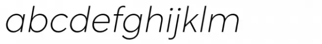 Gravita HUM Italic Thin