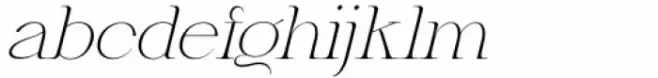 Gretha Extra Light Italic