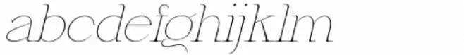 Gretha Thin Italic