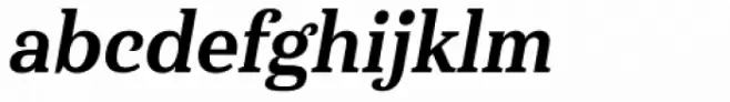 Haboro Serif Condensed Extra Bold Italic