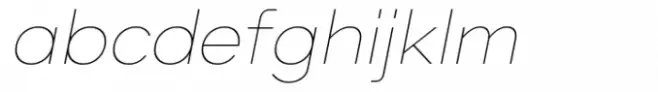 Handil Pro Thin Italic