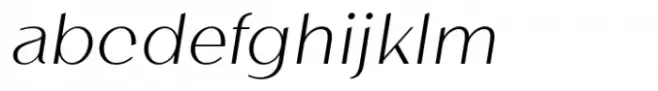 Helnore Italic Extra Light
