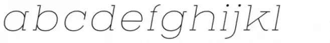 Henderson Slab Thin Italic
