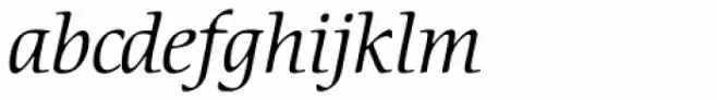 ITC Cerigo Pro Book Italic