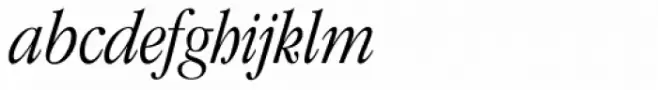 ITC Garamond Std Light Condensed Italic