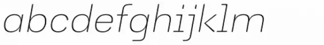 Jagerlay Thin Italic
