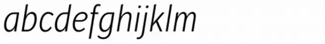 Jasan Condensed Light Italic