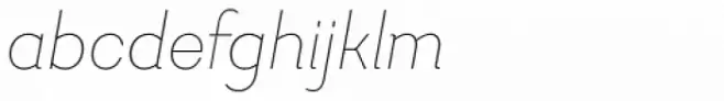 Javiera Thin Italic