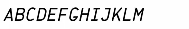 JetJaneMono Condensed Italic Caps