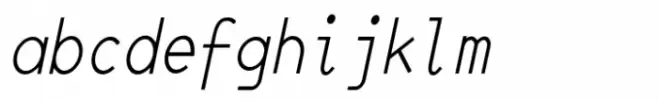 JetJaneMono Thin Condensed Italic
