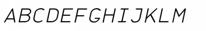 JetJaneMono Thin Italic Caps