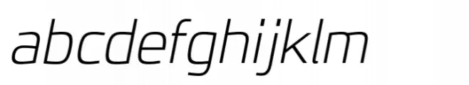 JH Oleph Extra Light Semi Exp Italic