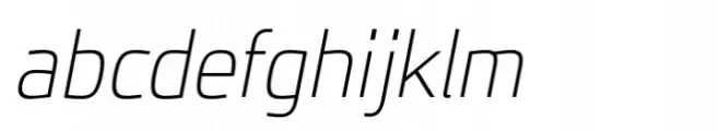 JH Oleph Thin Italic